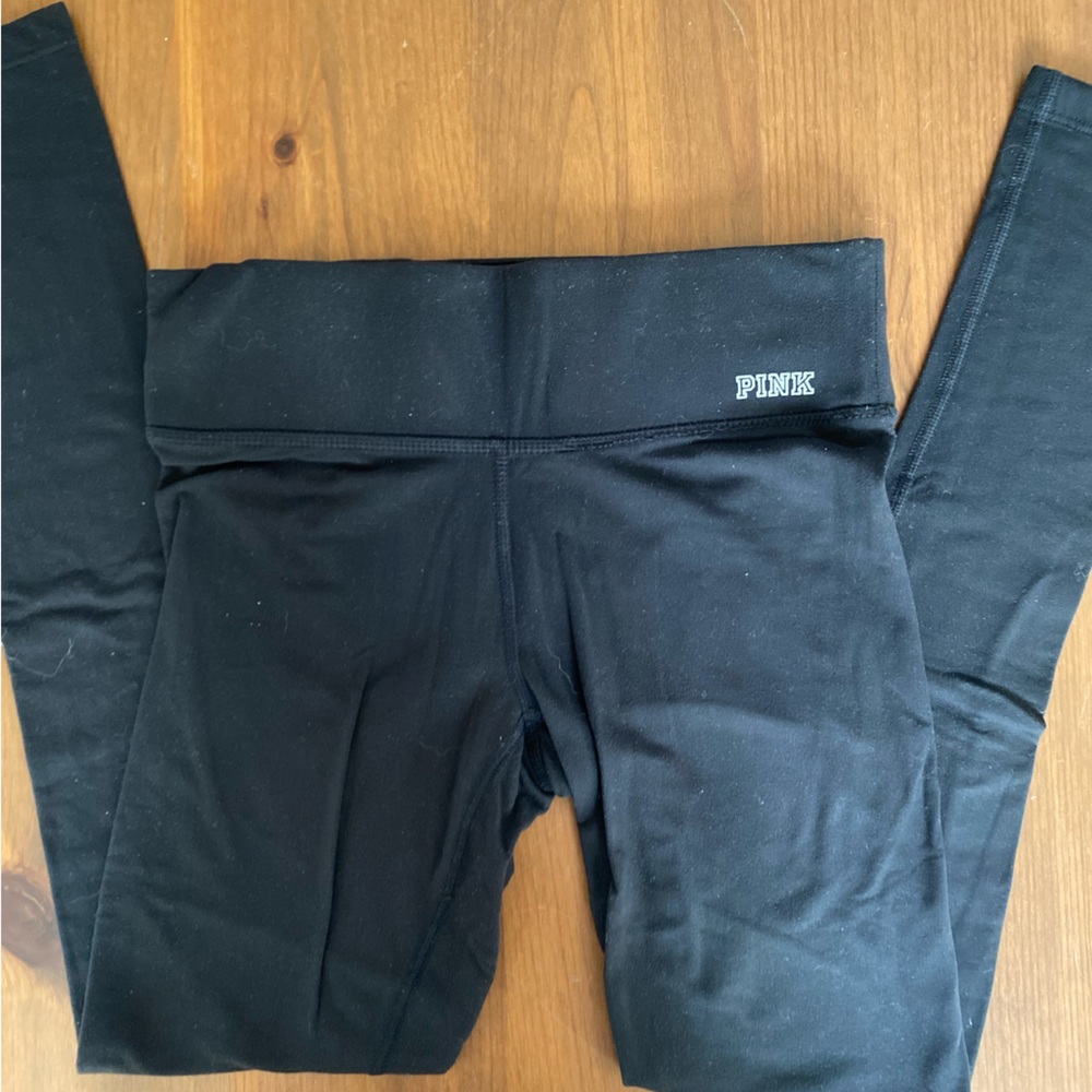 VS Pink Fleece Leggings